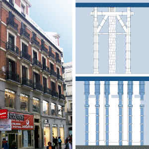 Reforma estructural. C/ del Carmen. Madrid